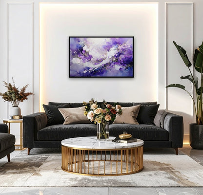 AUREORA Art Leinwand Blüten im Licht