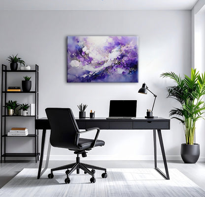 AUREORA Art Leinwand Blüten im Licht