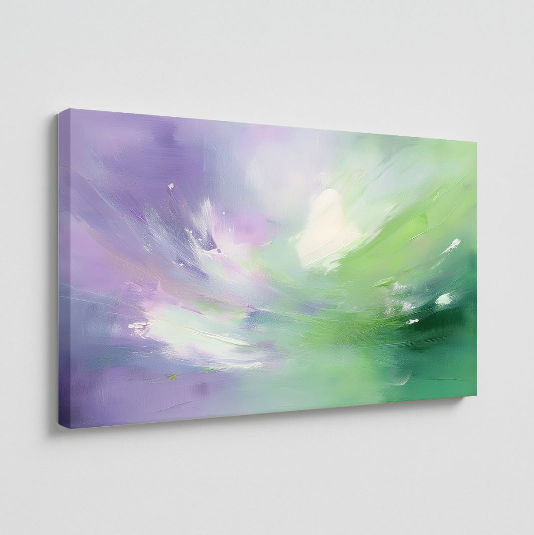 AUREORA Art Leinwand Blüten-Wind