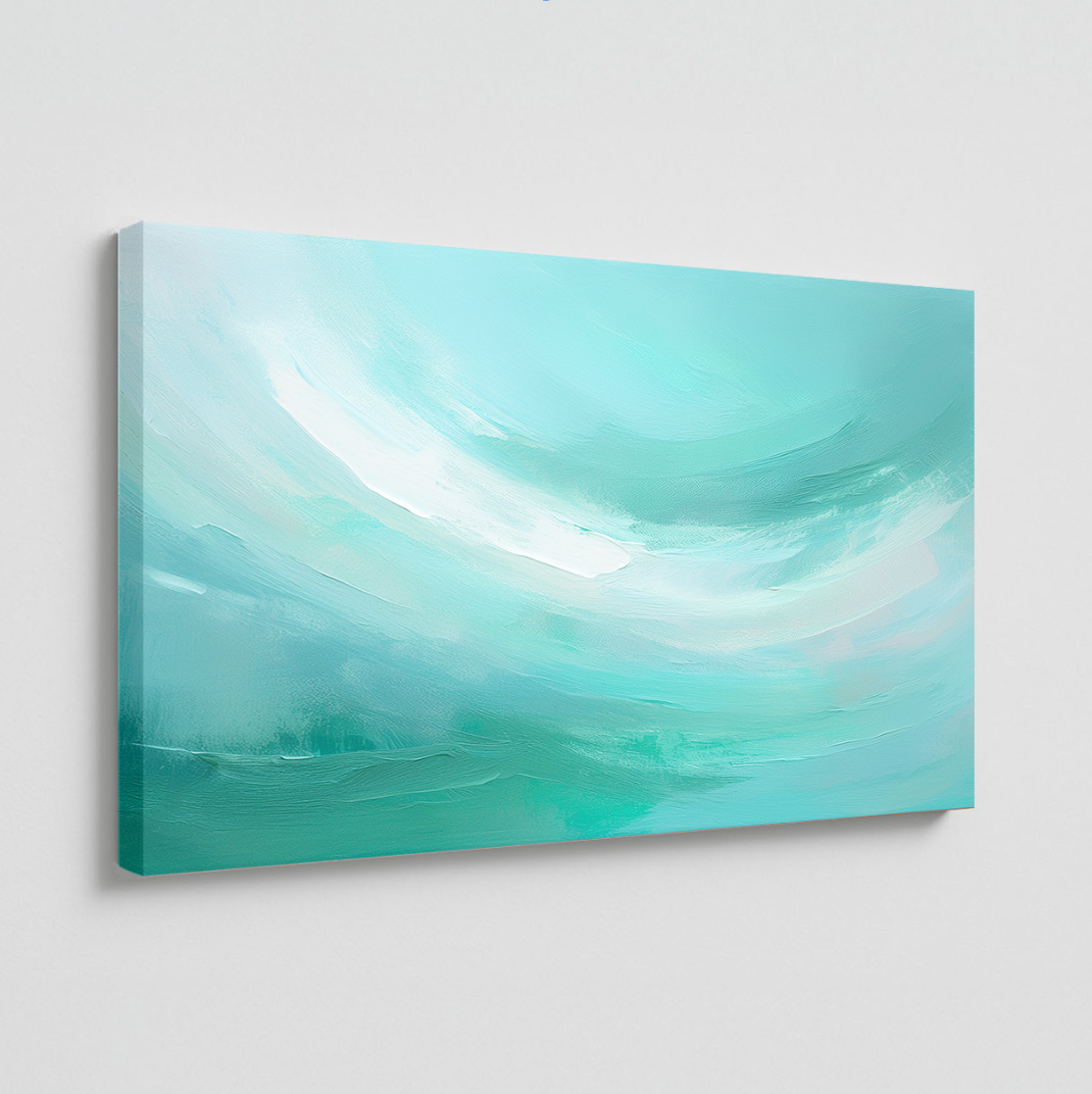 AUREORA Art Leinwand Eis-Meer