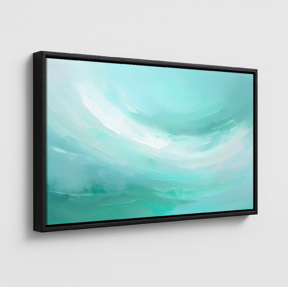 AUREORA Art Leinwand Eis-Meer