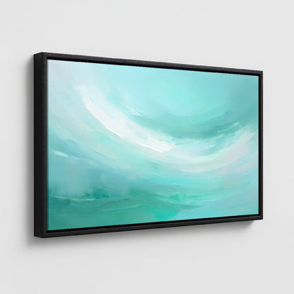 AUREORA Art Leinwand Eis-Meer