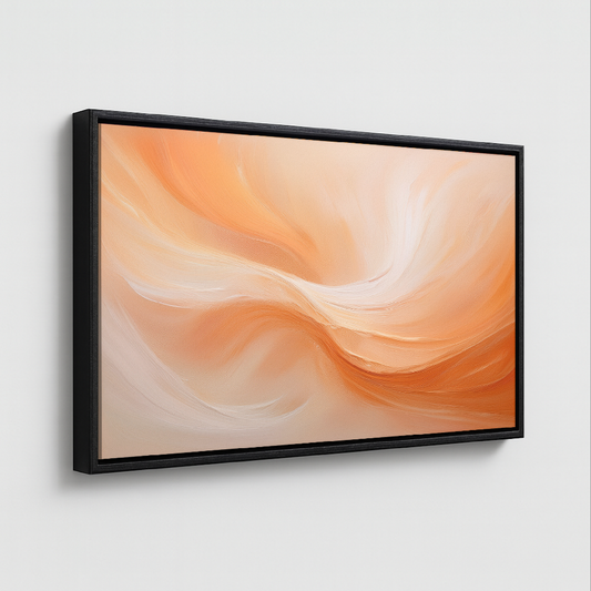 AUREORA Art Leinwand Pfirsich-Hauch