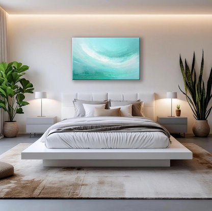 AUREORA Art Leinwand Eis-Meer