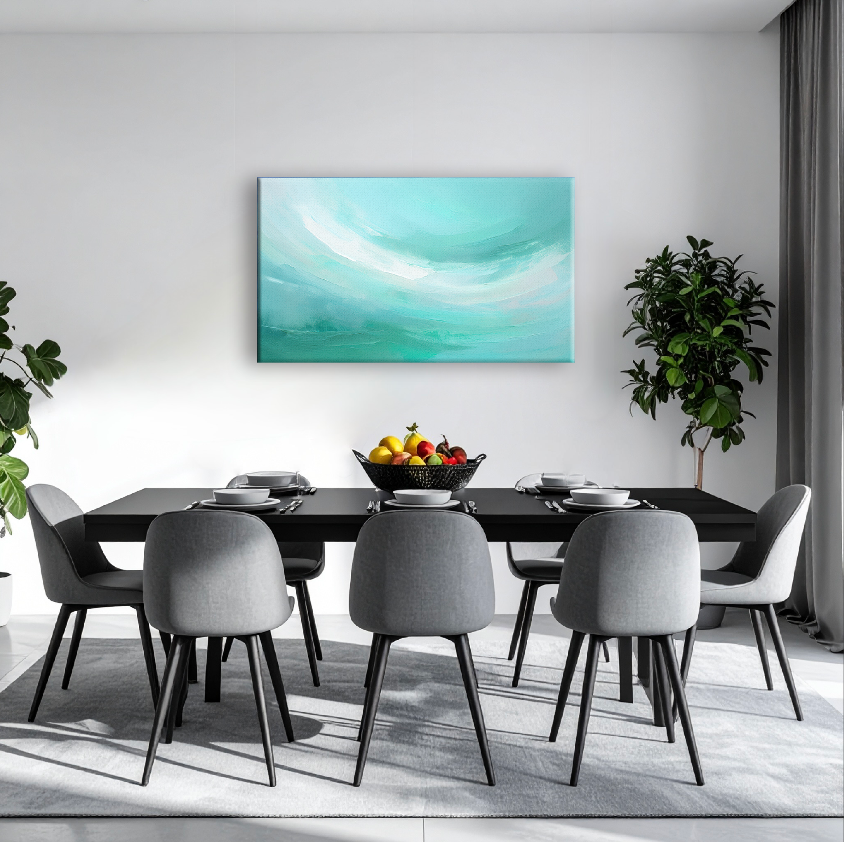 AUREORA Art Leinwand Eis-Meer