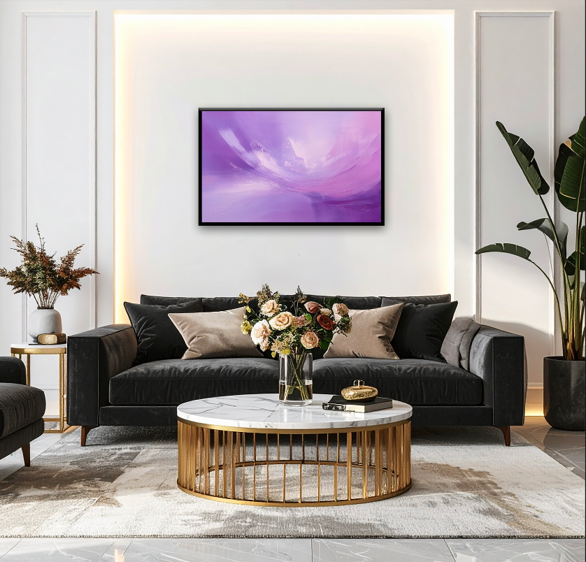 AUREORA Art Leinwand Lavendel-Traum