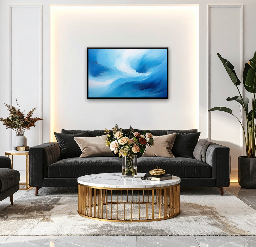 AUREORA Art Leinwand Ozean-Licht