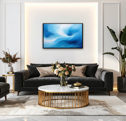 AUREORA Art Leinwand Ozean-Licht