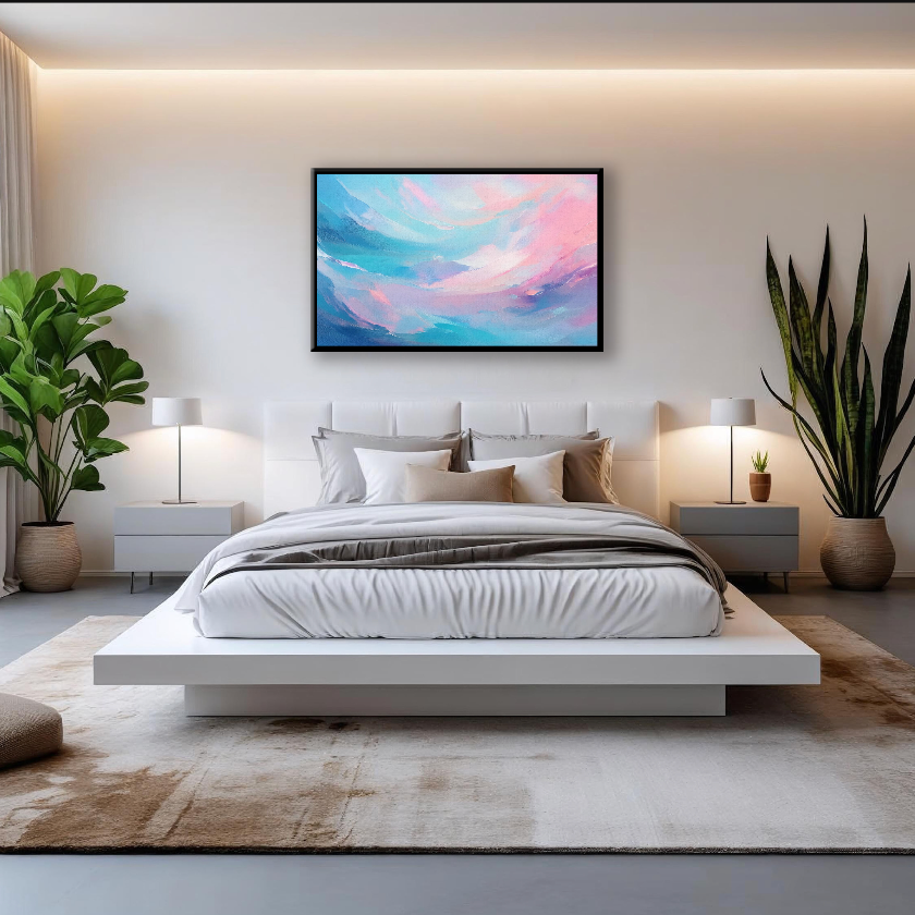 AUREORA Art Leinwand Himmels-Zauber