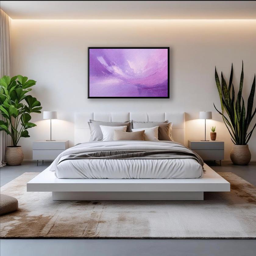 AUREORA Art Leinwand Lavendel-Traum