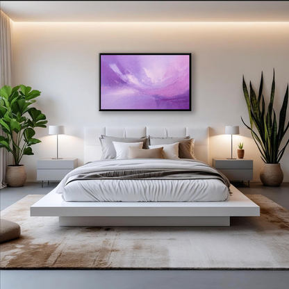 AUREORA Art Leinwand Lavendel-Traum