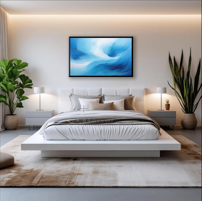 AUREORA Art Leinwand Ozean-Licht