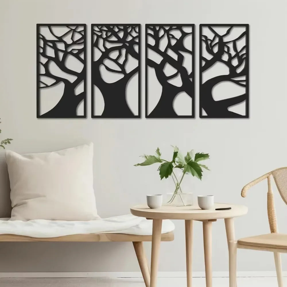 Abstrakte Metall-Wandkunst Modern Style Elegante Skulptur