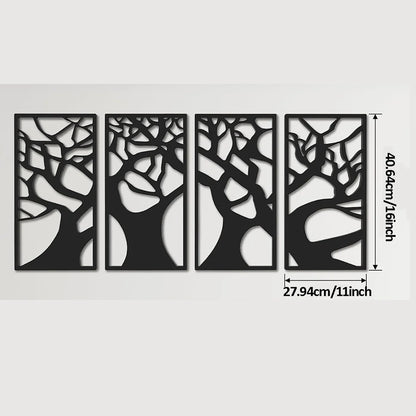 Abstrakte Metall-Wandkunst Modern Style Elegante Skulptur