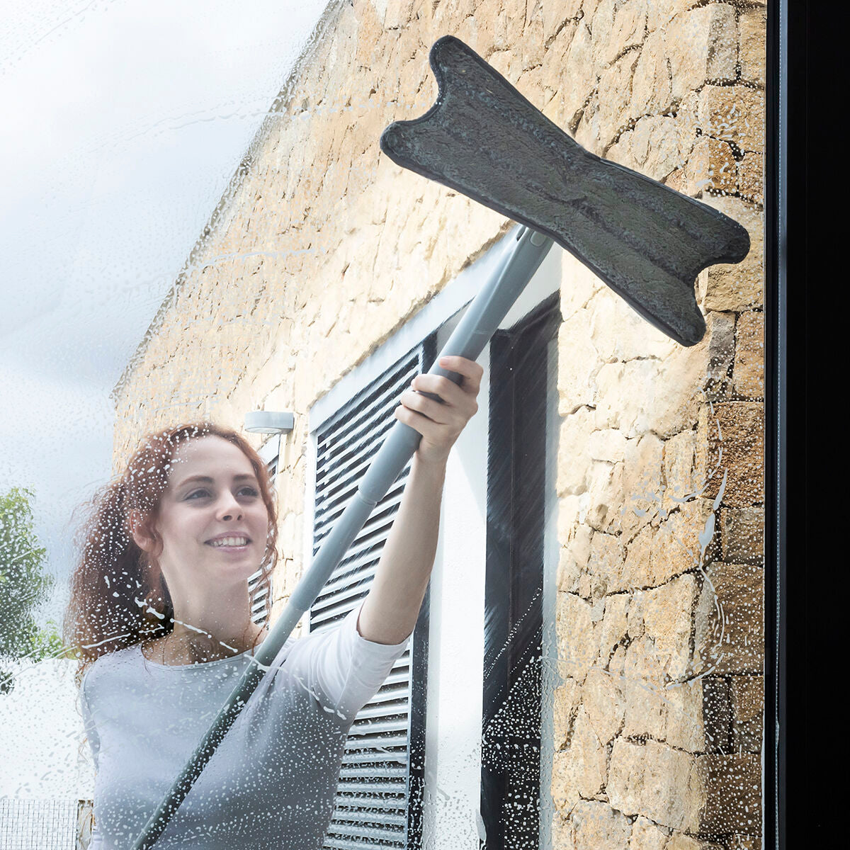 Innovagoods Mikrofaser-Mop Selbstausdrückend Typ X Twop Innovagoods