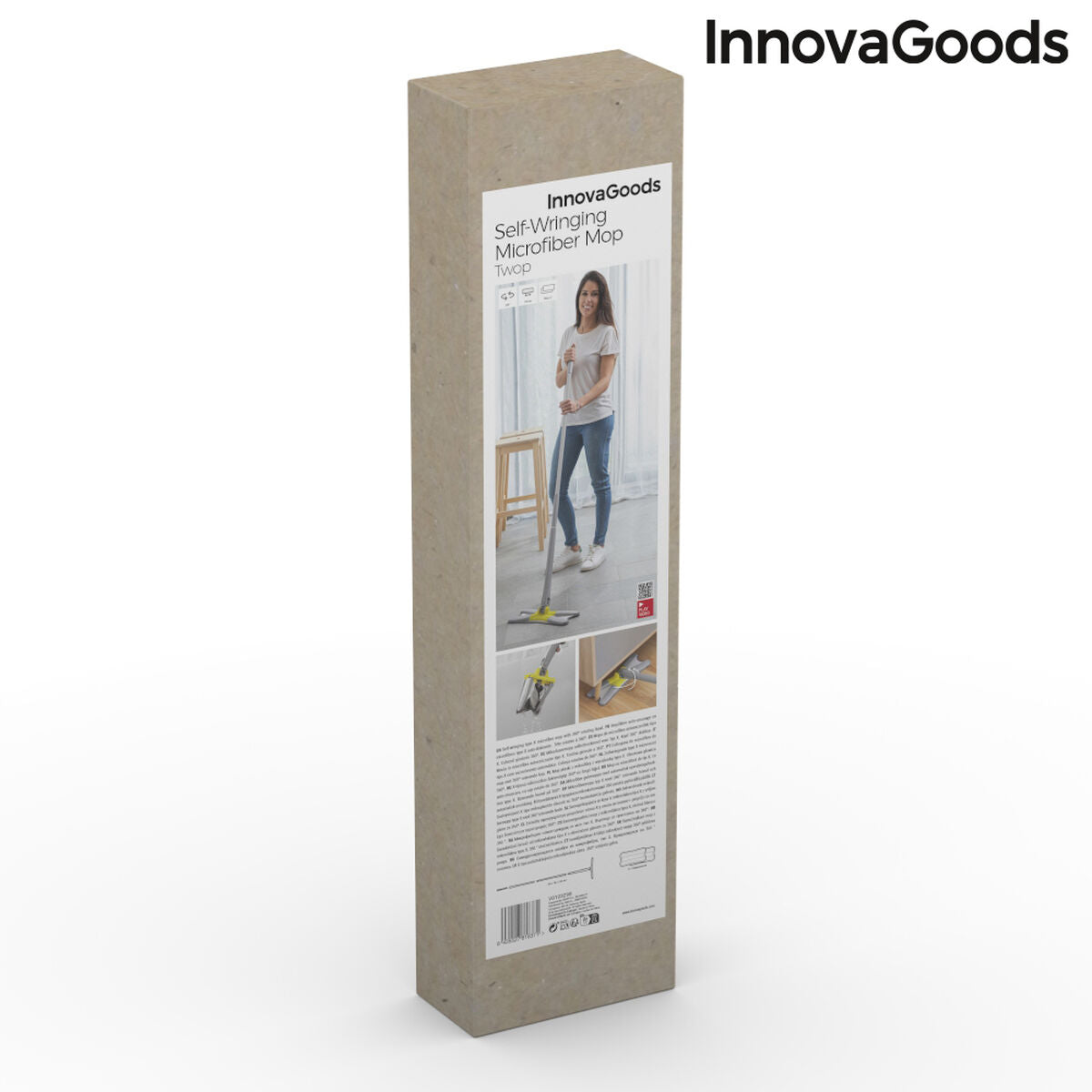 Innovagoods Mikrofaser-Mop Selbstausdrückend Typ X Twop Innovagoods