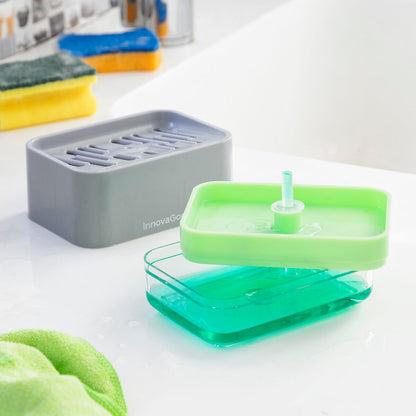 Innovagoods Seifenspender 2 In 1 Für Spülbecken Pushoap Innovagoods