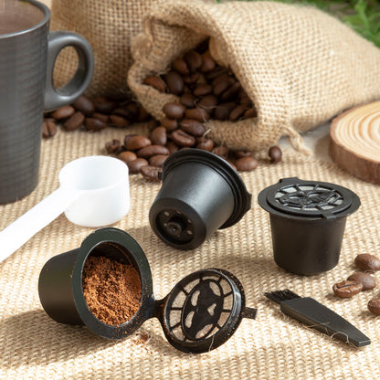 Innovagoods Set Mit 3 Wiederverwendbaren Kaffeekapseln Recoff Innovagoods